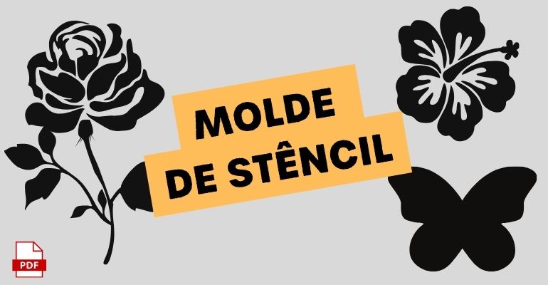 molde de estencil em pdf