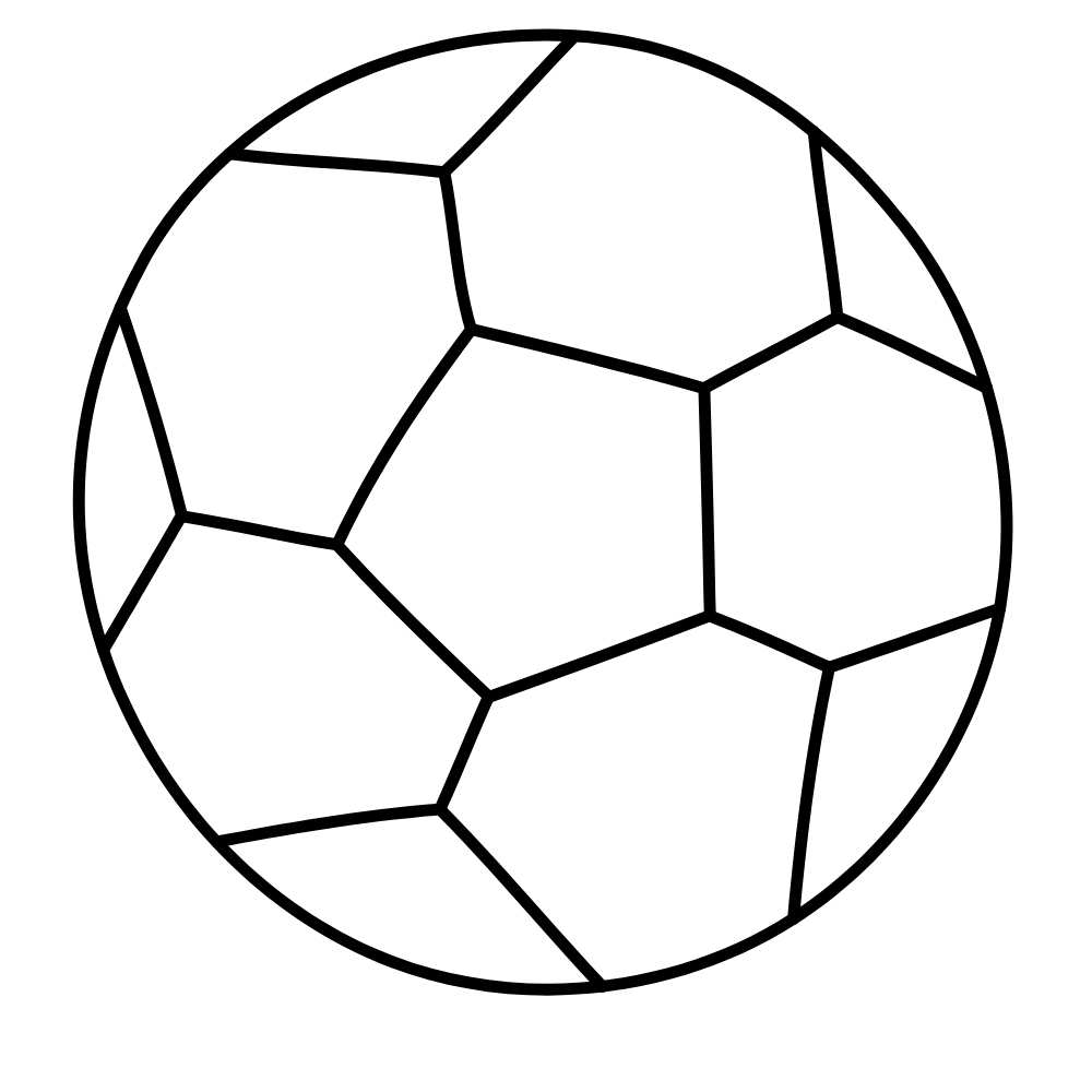 molde de bola para desenhar