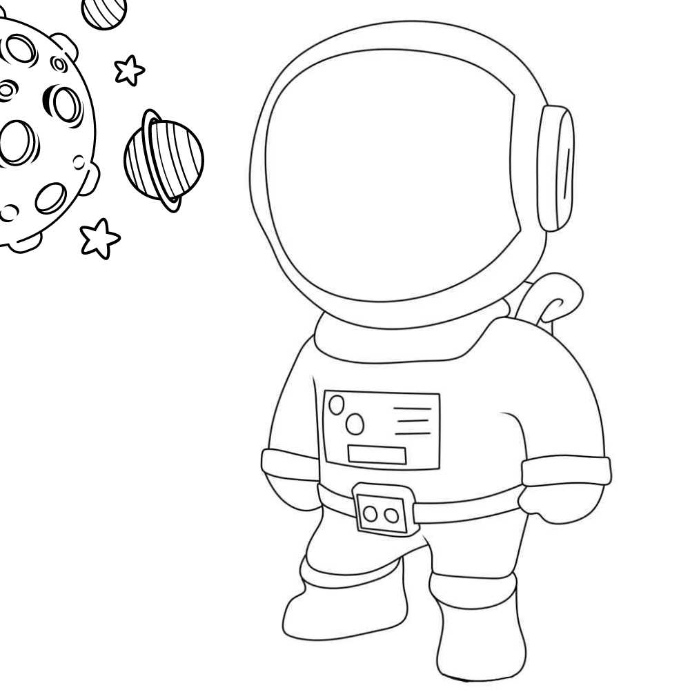 astronauta Stumble Guys para colorir