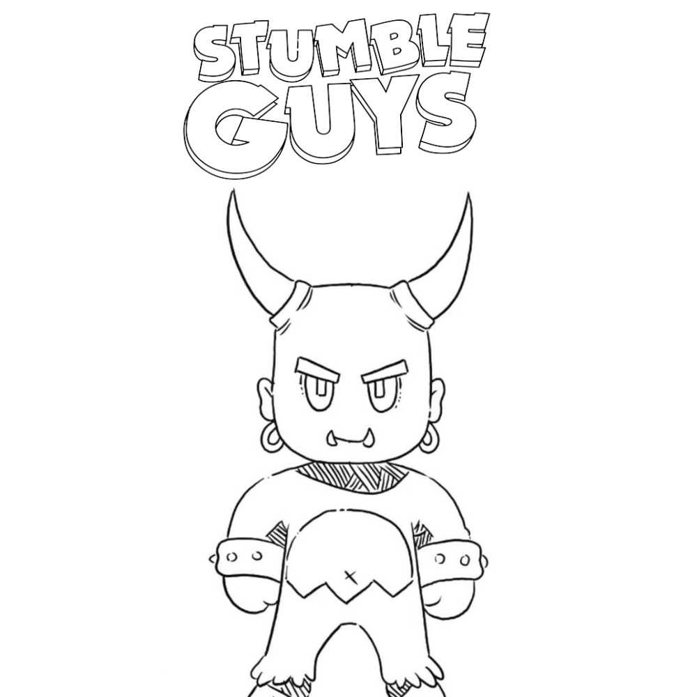 Stumble Guys para colorir