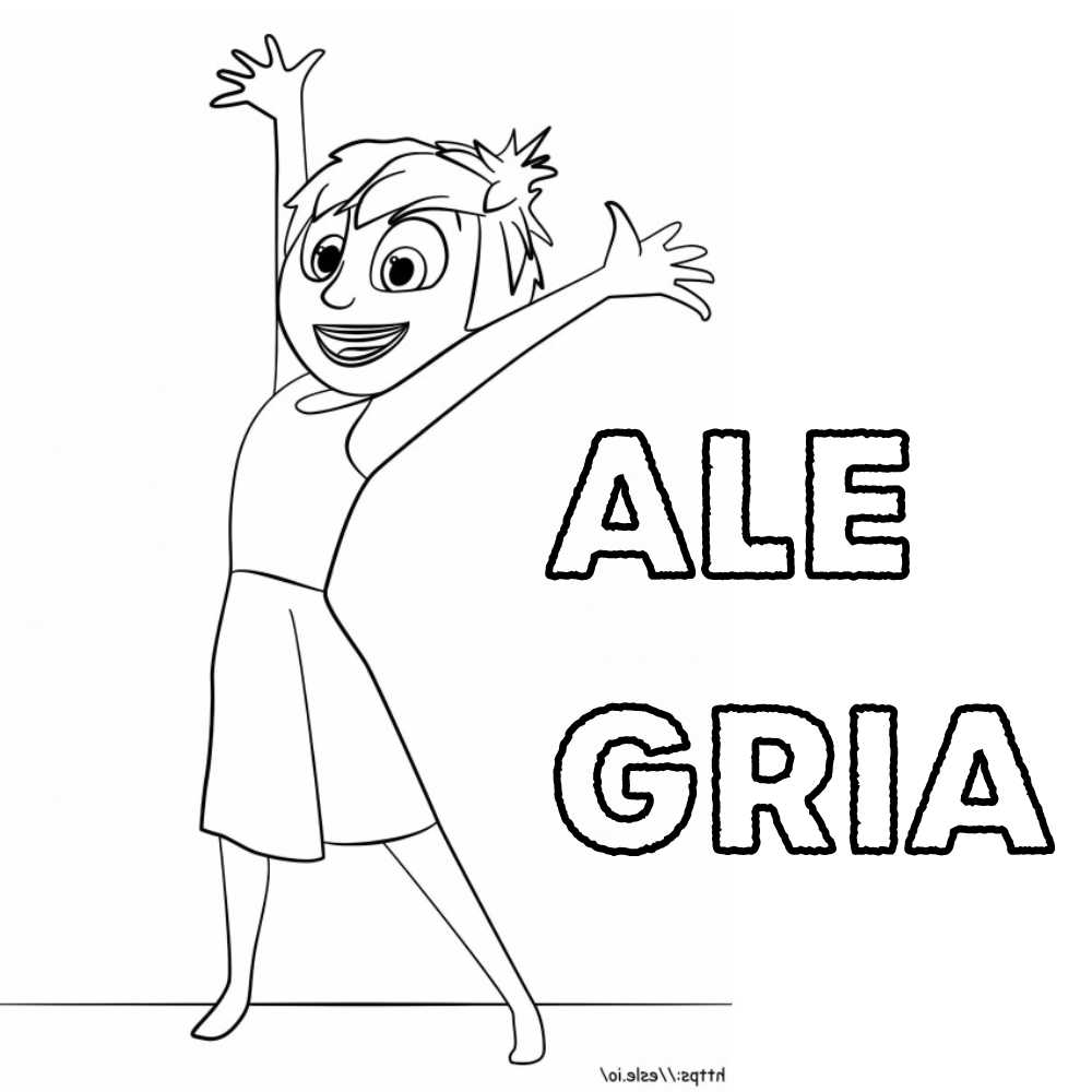 personagem alegria divertidamente 2 para colorir e imprimir