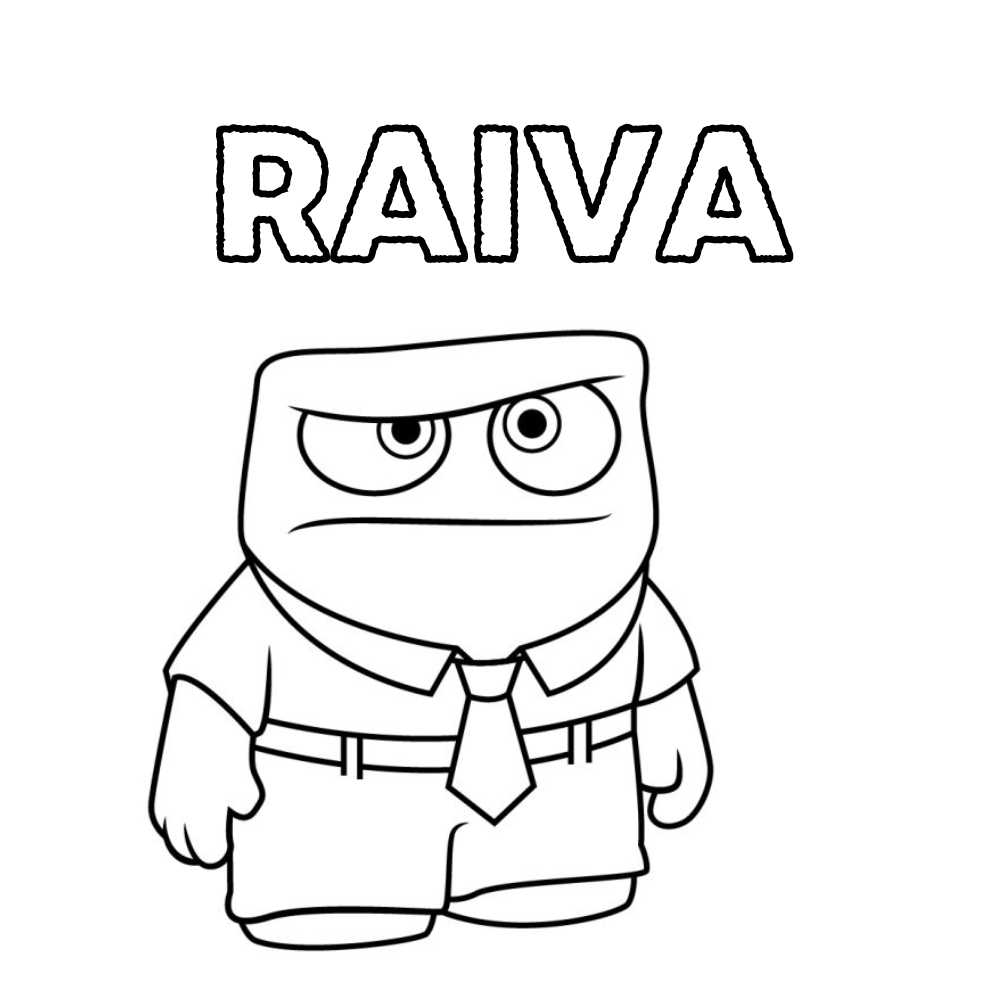 personagem raiva divertidamente 2 para colorir e imprimir