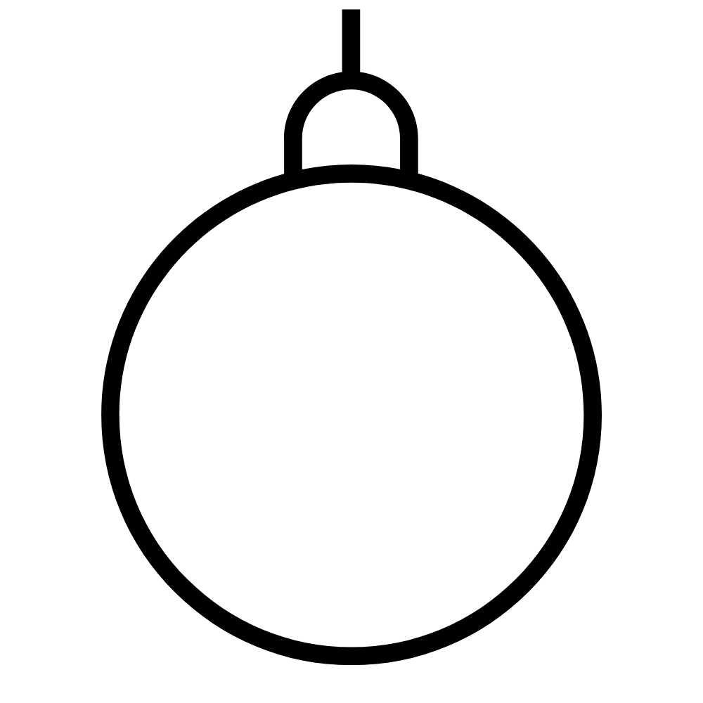 molde de bola de natal