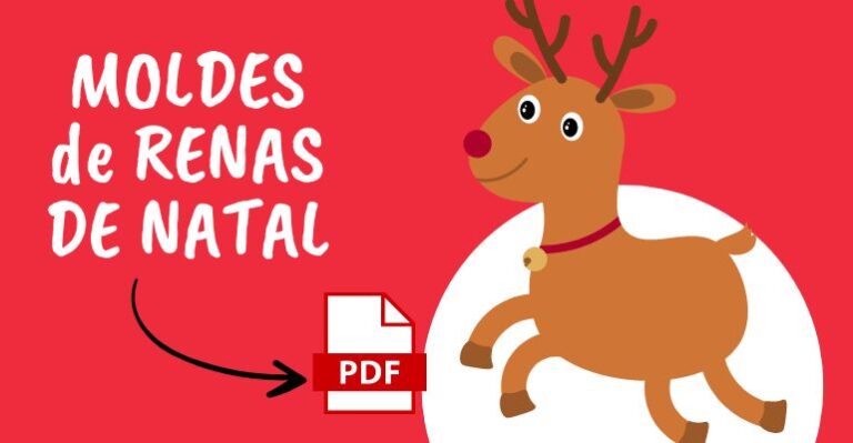 rena de natal em pdf para imprimir