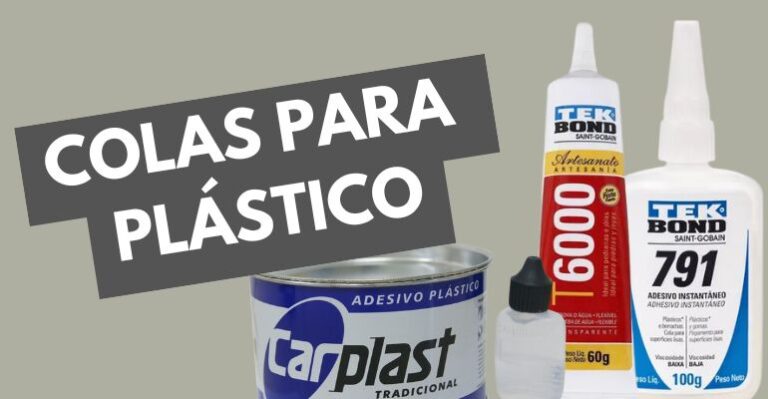 tipos de colas para colar plastico