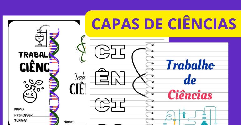 capa de ciencias para imprimir