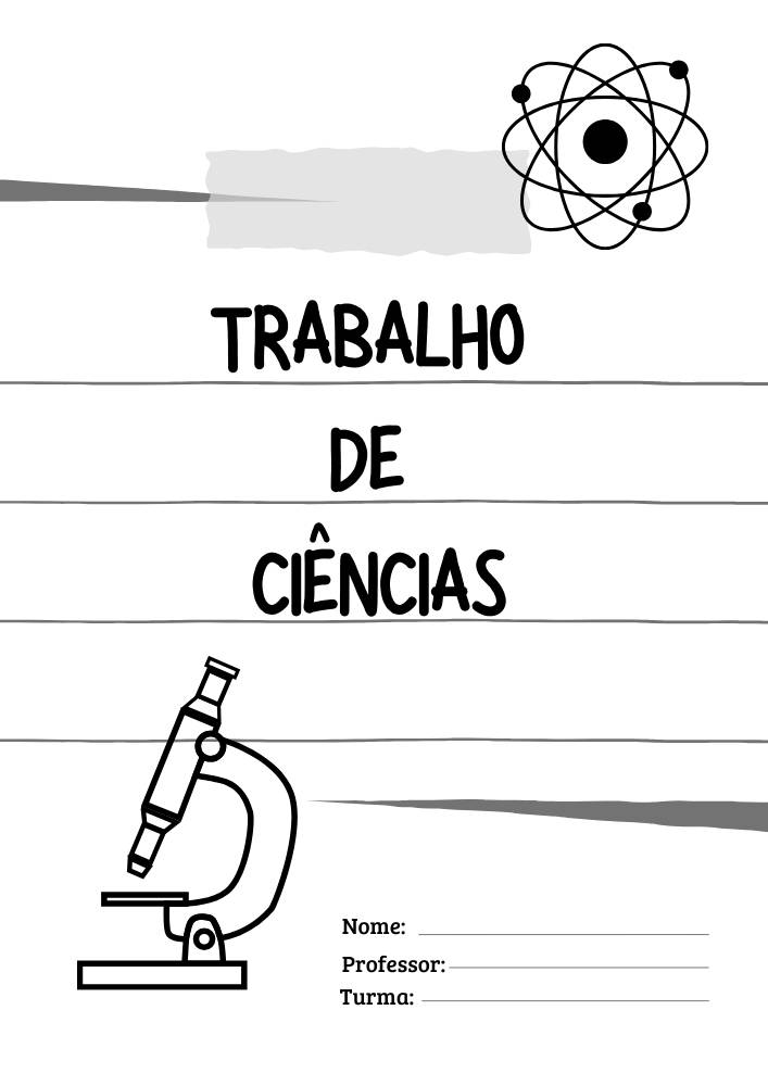 capa de ciencias para imprimir