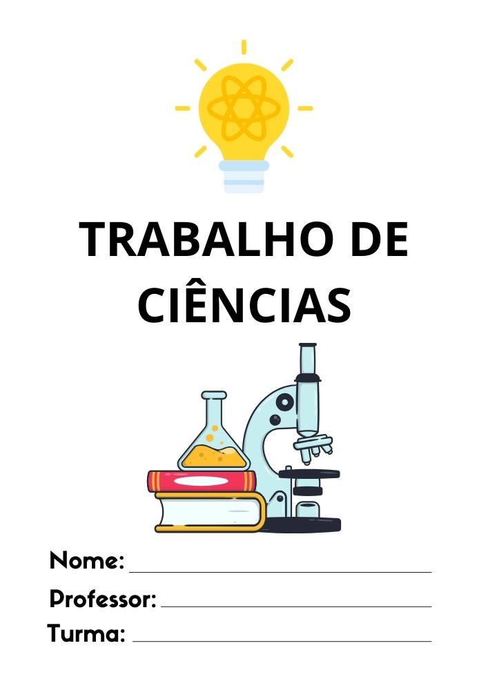 trabalho de ciencias capa