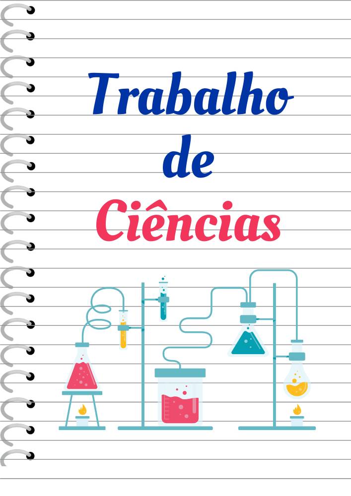 capa de trabalho de ciencias