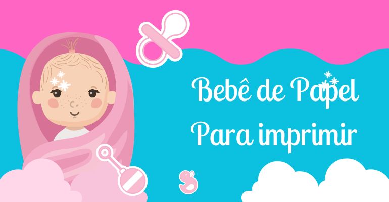 bebe de papel para recortar