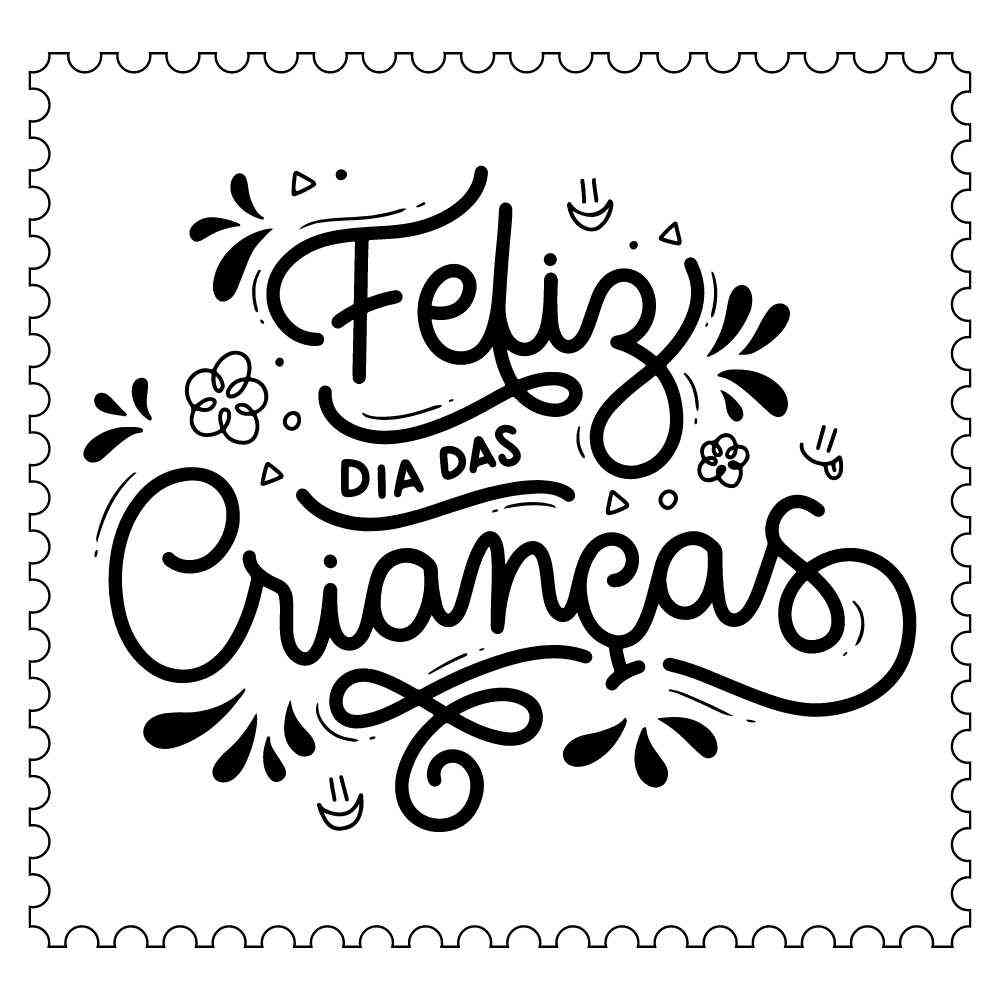 cartao feliz dia das crianças