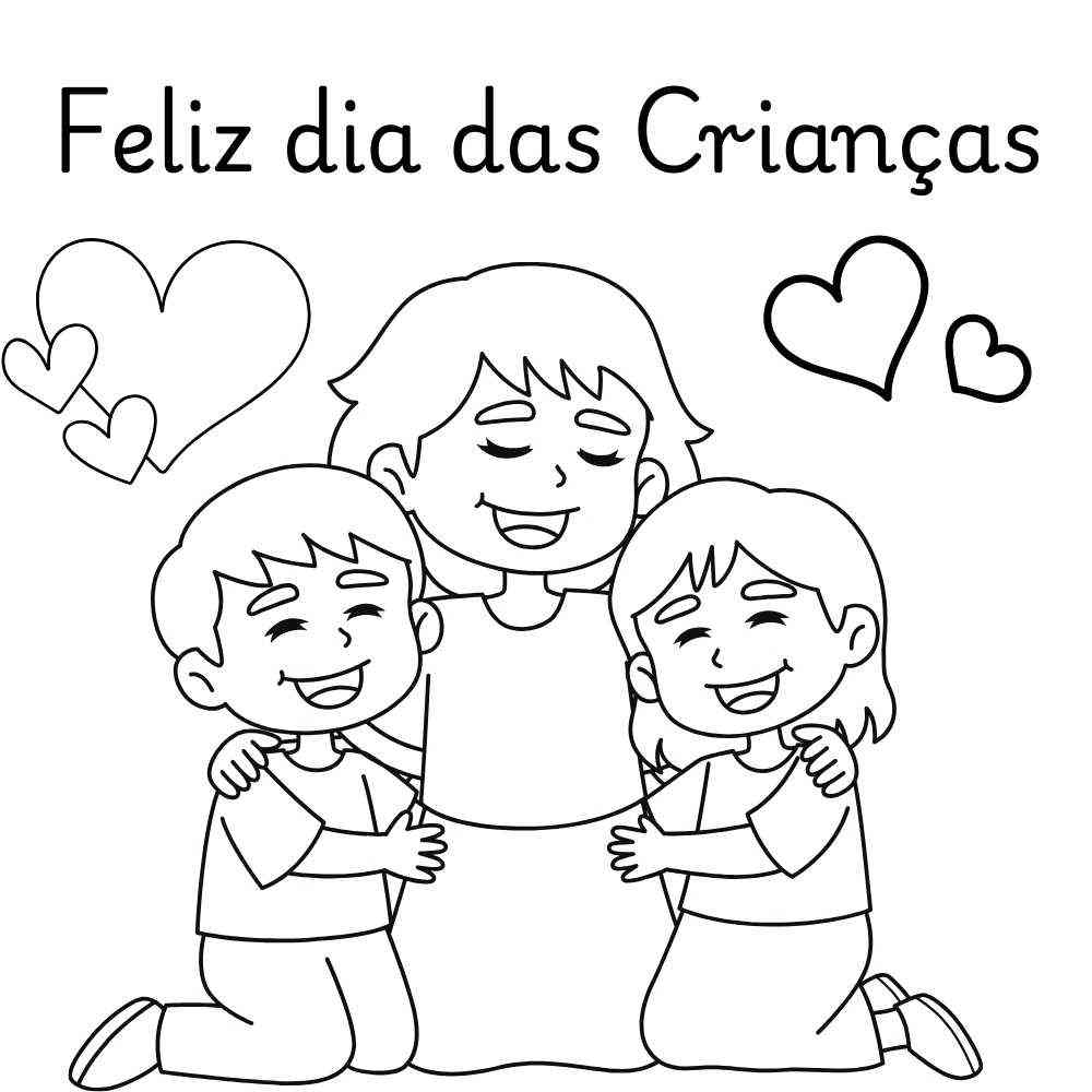 cartao feliz dia das crianças