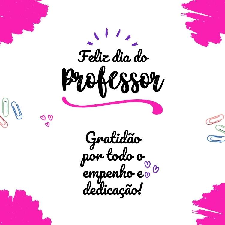 cartao feliz dia dos professores