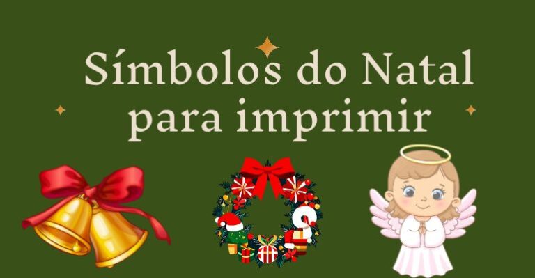 simbolos natalinos para imprimir