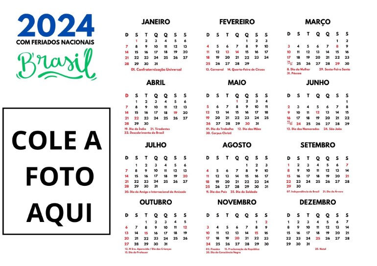 calendario 2025 para personalizar