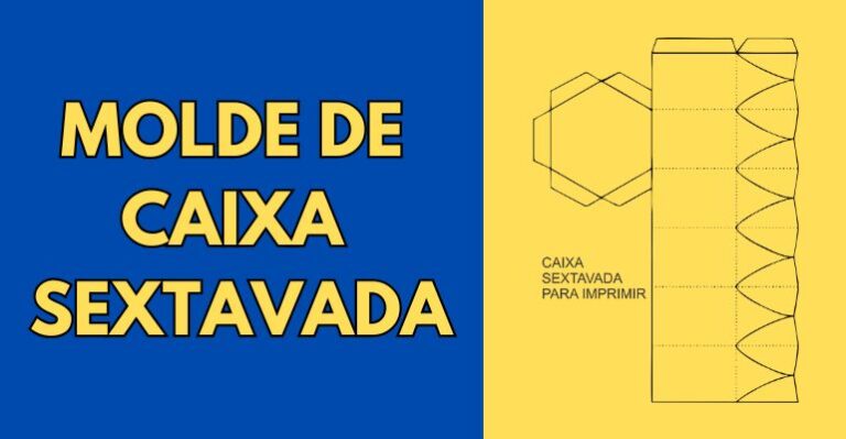 molde caixa sextavada