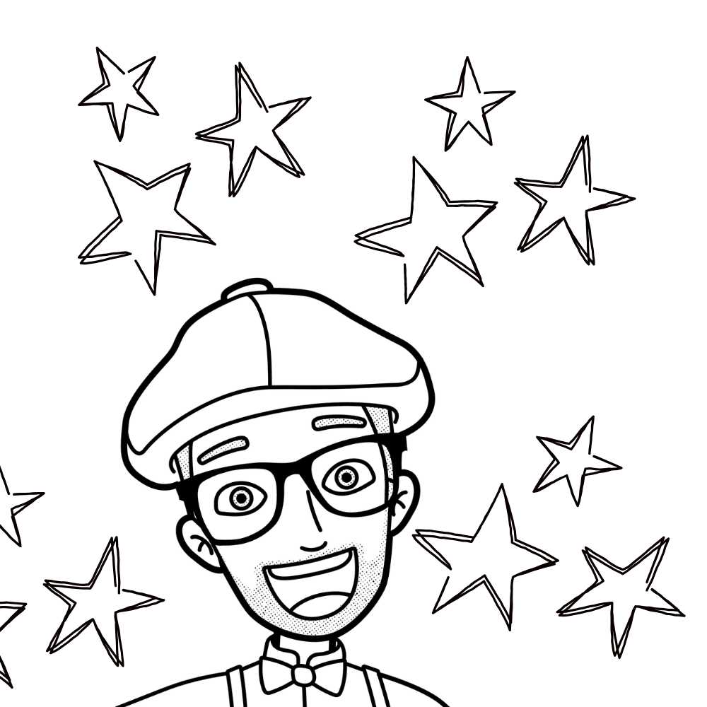 blippi para colorir