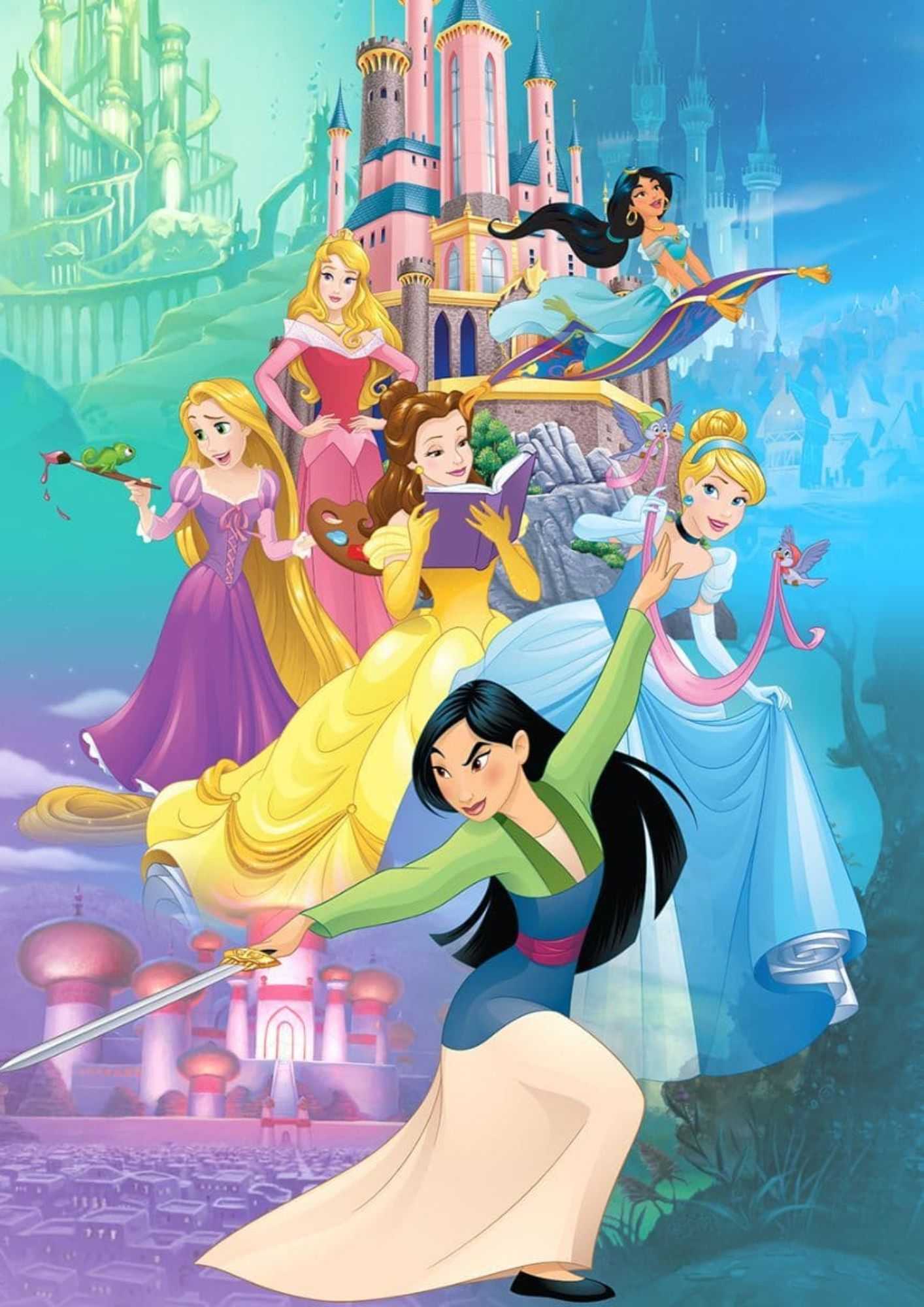 capa de caderno das princesas para imprimir