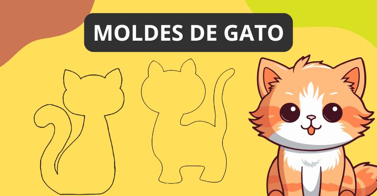 molde de gato para imprimir